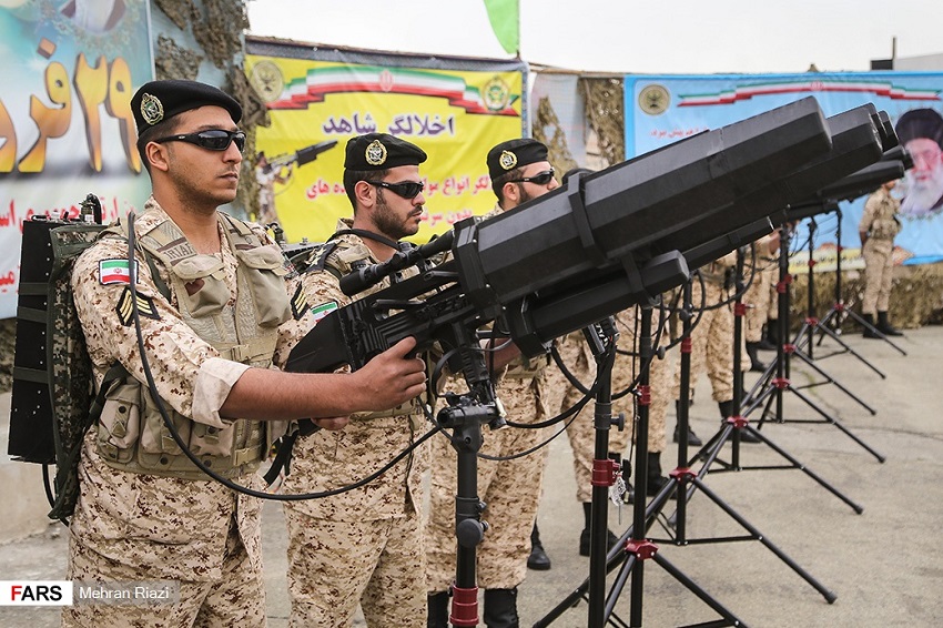 سلاح الكتروني ايراني مضاد للاجسام الطائرة